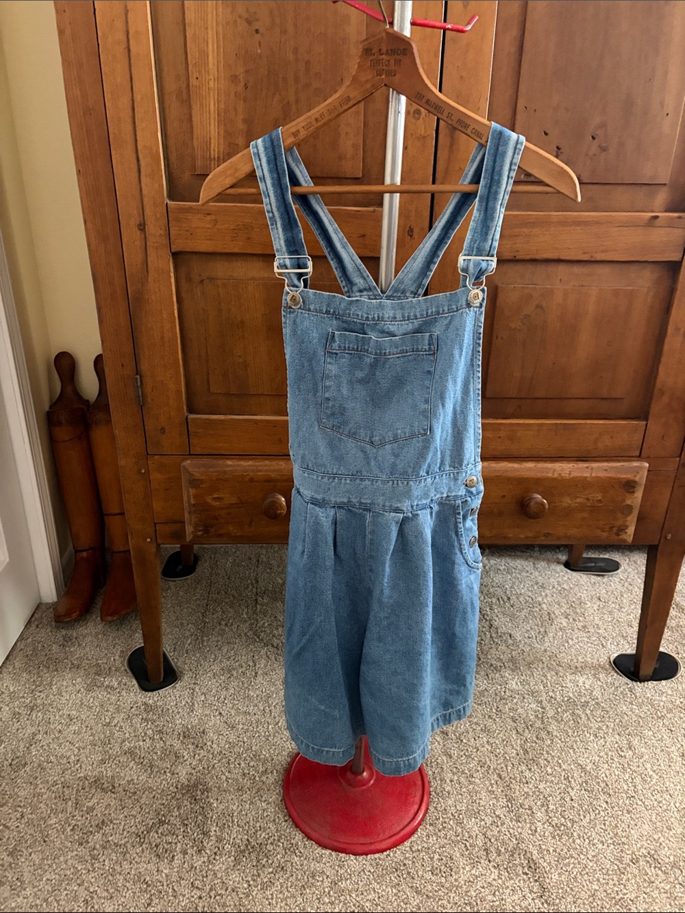 VINTAGE 90s Tickets Lightweight  Denim Chambray Overalls Shortalls  RUNS SMALLa
